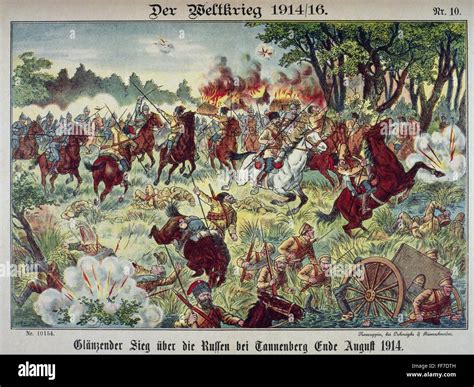 events, First World War / WWI, Eastern Front, Battle of Tannenberg Stock Photo: 95436225 - Alamy