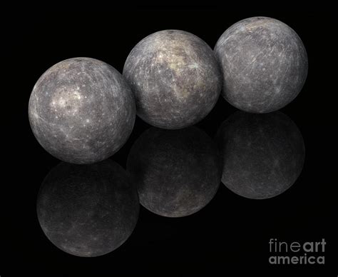 Mercury's Surface Photograph by Carlos Clarivan/science Photo Library - Fine Art America