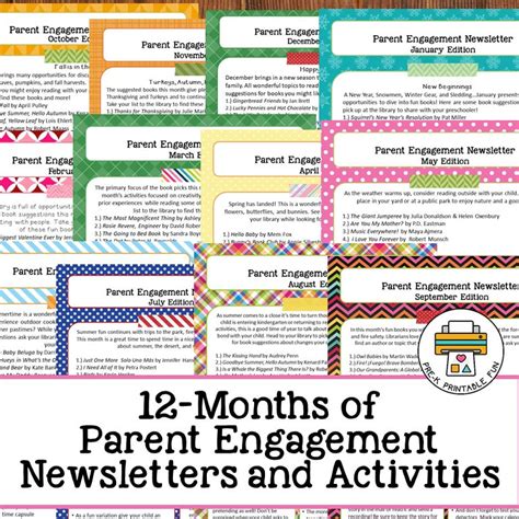 Parent Engagement Series - Pre-K Printable Fun