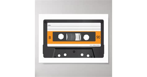 Compact Cassette poster. Poster | Zazzle