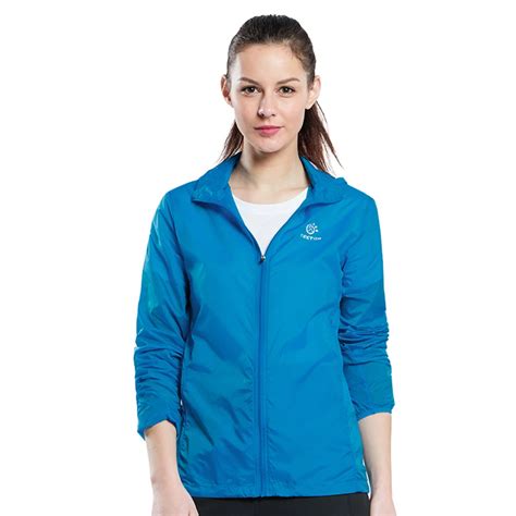 Tectop Women Breathable Hiking Jacket Waterproof Anti UV Coats Polyester Windproof Quick Dry ...