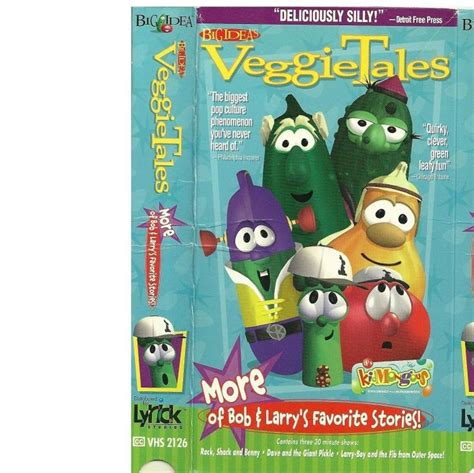 VeggieTales More of Bob and Larry's Favorite Stories VHS | Veggietales, Veggie tales characters ...