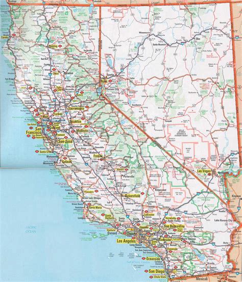 Printable Road Map Of Southern California - Printable Maps