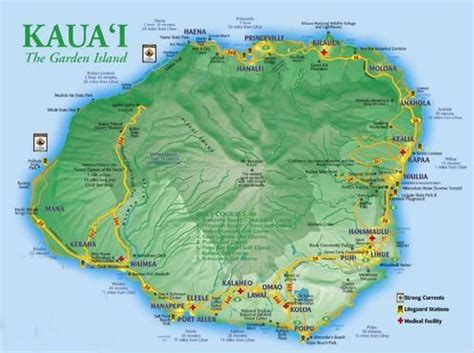 Map Of Princeville Kauai | Draw A Topographic Map