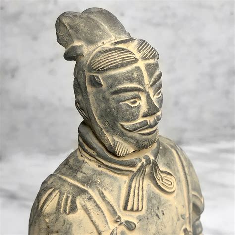 Vintage Chinese Army Terracotta Warrior Statue Figure - Scranton Antiques