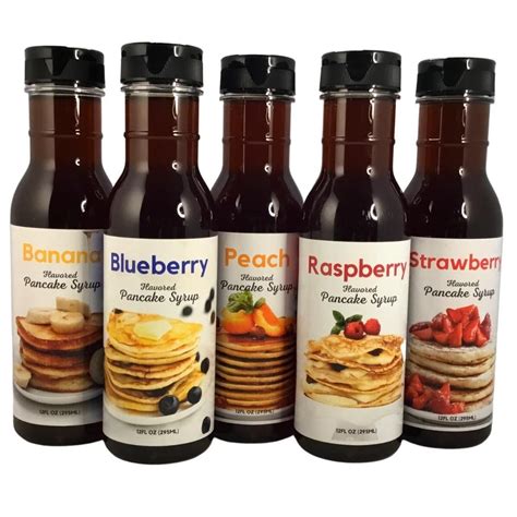 Flavored Pancake Syrups by Mitten Gourmet