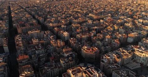 Aerial view of Barcelona City Buildings, City Stock Footage ft. aerial & architecture - Envato ...