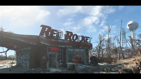 Fallout 4 Locations #1 // RED ROCKET TRUCK STOP (Secret Cave) - YouTube