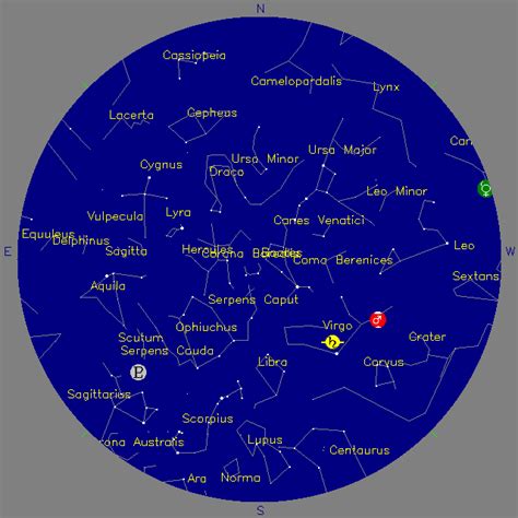 Star Gazing Sky Chart | Sky Chart Sky Chart, Stargazing, Night Skies ...