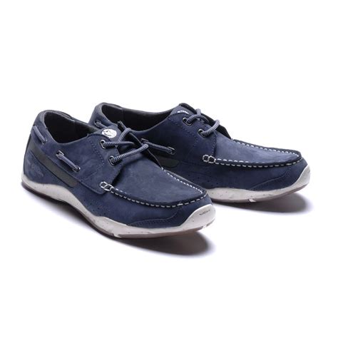 Henri Lloyd Valencia Leather Deck Shoes Boat Shoes 2016 - Navy - Sailing