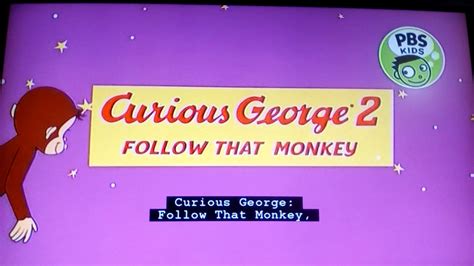 Curious George 2 Follow that Monkey PBS Kids Family Night Promo - YouTube