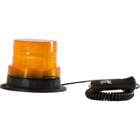 Buyers Products Dogg LED Beacon Light, Amber, 5.12in.L x 5.12in.W x 3.74in.H, Model# SL501A ...