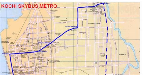 Kochi metro rail route - whizlopez