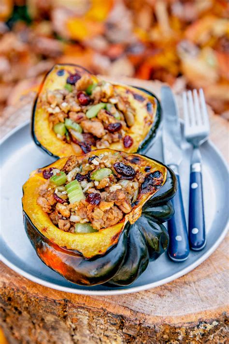 Grilled Stuffed Acorn Squash - Fresh Off The Grid