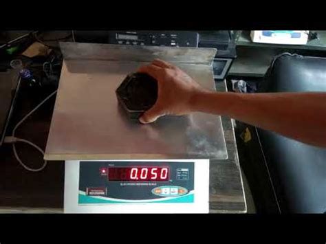weighing scale calibration - YouTube