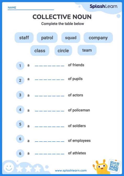 Master Collective Nouns: Groups of People Worksheet - ELA Worksheets - SplashLearn