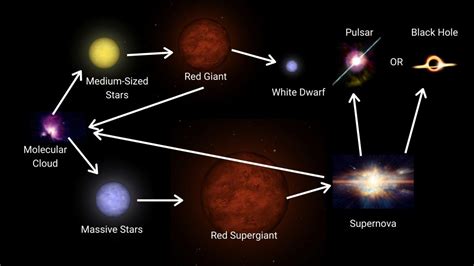 Stars Life Cycle Diagram