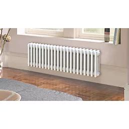 Acova Classic 3 Column Radiator 300mm x 812mm White 1857BTU - Screwfix