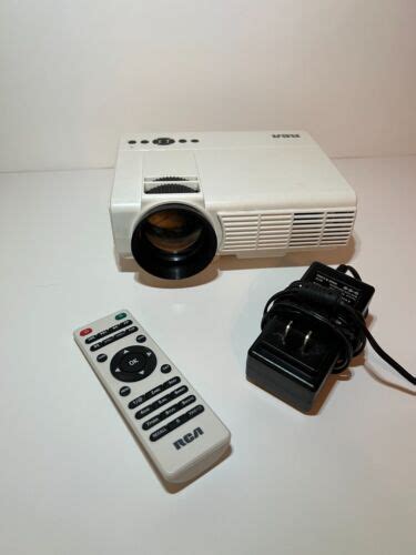 RCA RPJ116 LCD Projector w/Remote- White | eBay