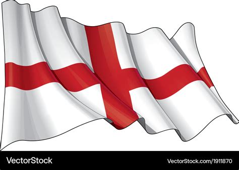 England flag Royalty Free Vector Image - VectorStock