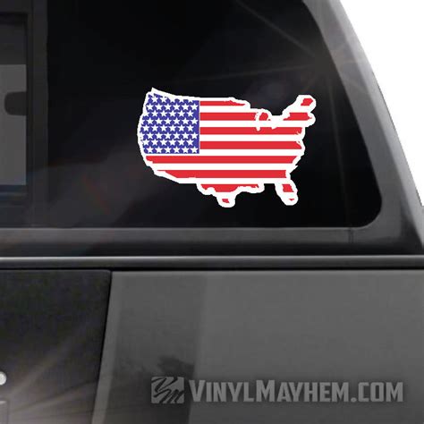 United States of America flag sticker | Patriotic USA Flag Decals ...