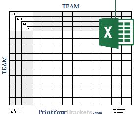 Excel Spreadsheet Super Bowl Squares