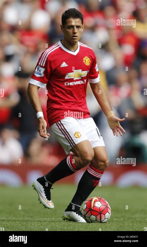 JAVIER HERNANDEZ MANCHESTER UNITED FC MANCHESTER UNITED FC OLD TRAFFORD ...