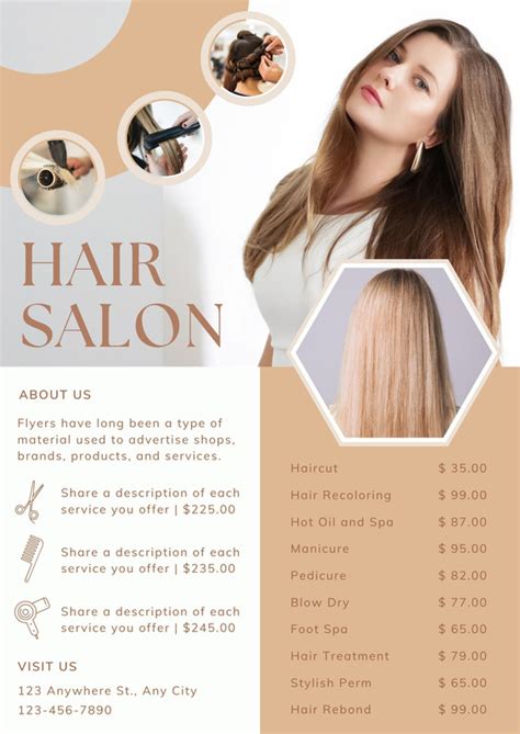 Customize 319+ Hair Salon Flyers Templates Online - Canva