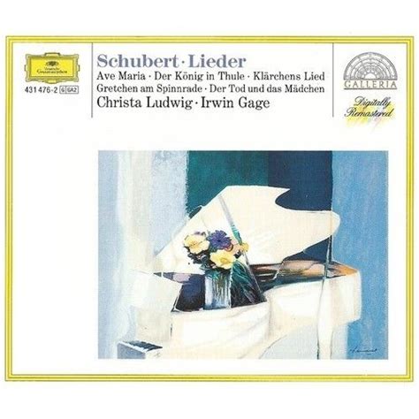 Schubert. Lieder (Christa Ludwig, Irwin Gage) - Christa Ludwig, Irwin ...