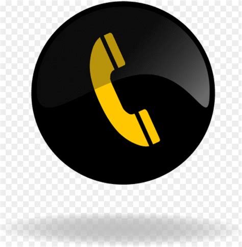 Callcall Button Black And - Call Logo In Yellow PNG Transparent With Clear Background ID 217008 ...