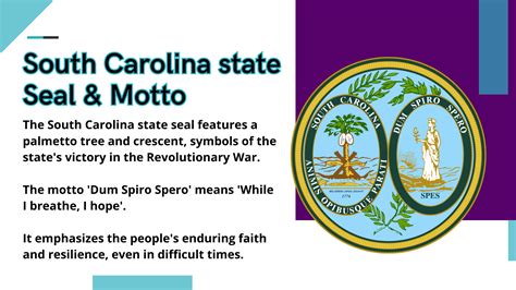 The Meaning Behind the South Carolina State Seal and Motto | S.H. June