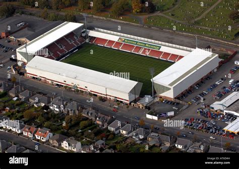 EAST END PARK FOOTBALL GROUND IN DUNFERMLINE ATHLETIC Stock Photo - Alamy