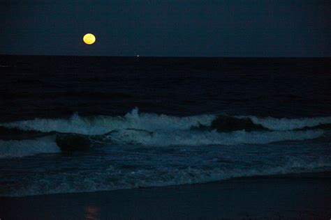 Family Portraits at Cape Cod Beaches: Full Moon Night at Nauset Beach