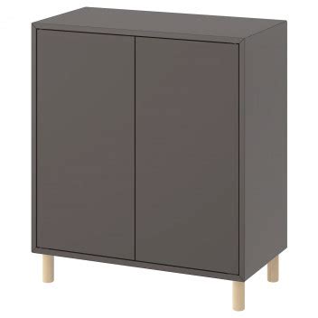 Unitate combinata IKEA EKET cu picioare gri inchis/lemn 70x35x80 cm - O solutie eleganta de ...
