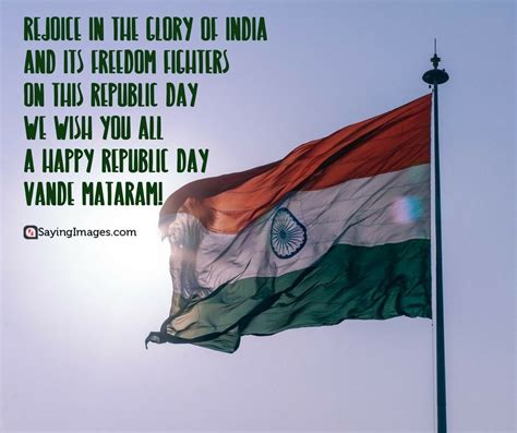 50 Truly Inspirational Republic Day Quotes and Greetings - SayingImages.com | Republic day ...