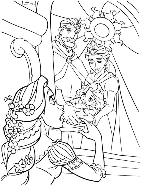 Rapunzel Coloring Pages Free Download - Coloring Pages