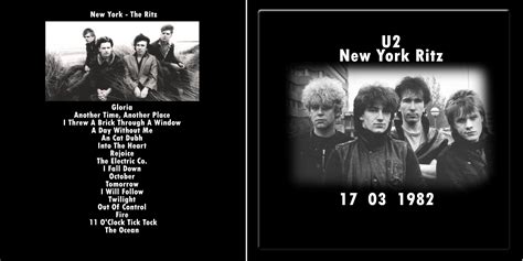 U2 Bootlegs & Rarities: U2 October Tour - The Ritz, New York NY 1982-03 ...