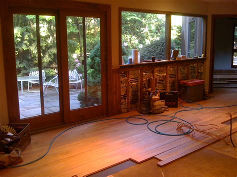 The Cool House: Kitchen Reno: Flooring Progress!