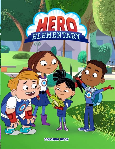 Buy Hero Elementary Coloring Book: Perfect Coloring Book For Adults and Kids With Incredible ...