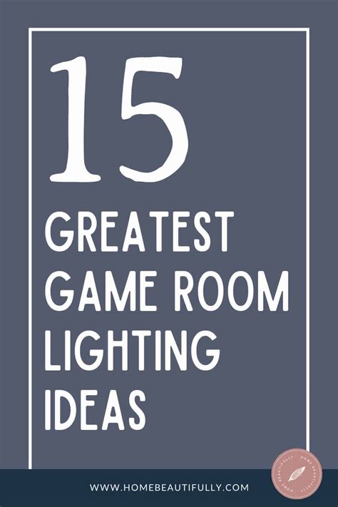 15 Greatest Game Room Lighting Ideas & Fixtures [Easy DIY Tips]