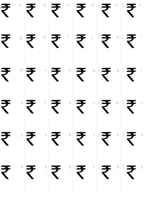 Indian Rupee Font Font, Download Indian Rupee Font .ttf truetype or ...