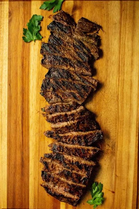 Soy Marinated Broiled Flank Steak | A Wicked Whisk