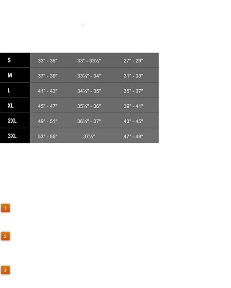 Harley Davidson Size Chart - Harley Davidson