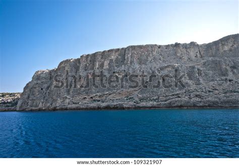 Cliffs Navarone Bay On Greek Island Stock Photo 109321907 | Shutterstock