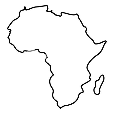 Africa Map Drawing | Free download on ClipArtMag