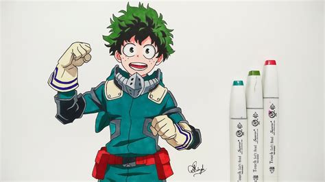 Deku Drawing Easy Full Body