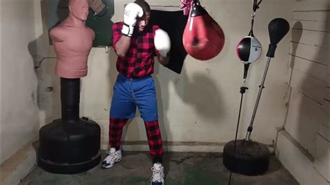 one two hook boxing practice - YouTube