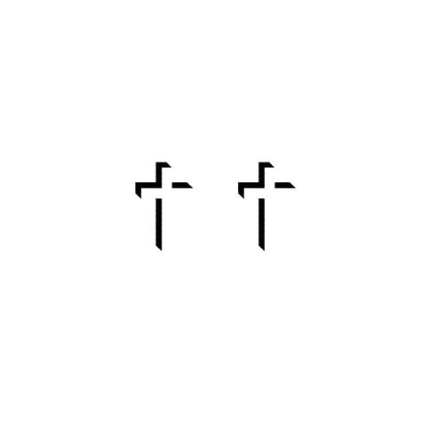 Cross (Set of 2) – Tattoo Icon