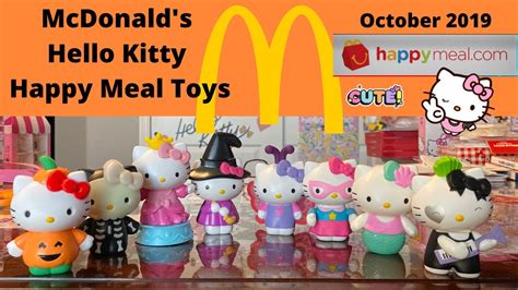 McDonald's Hello Kitty Happy Meal toys Oct 2019 - YouTube