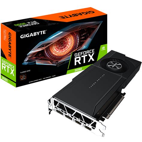 Gigabyte GeForce RTX 3090 Turbo, RTX 3080 Vision & RTX 3070 Custom Models Pictured